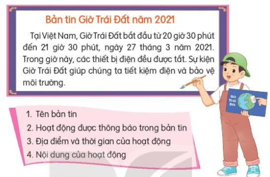 Viết một bản tin về hoạt động giữ gìn vệ sinh môi trường lớp 3