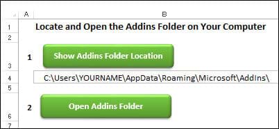 Cài đặt và gỡ bỏ add-in trong Excel