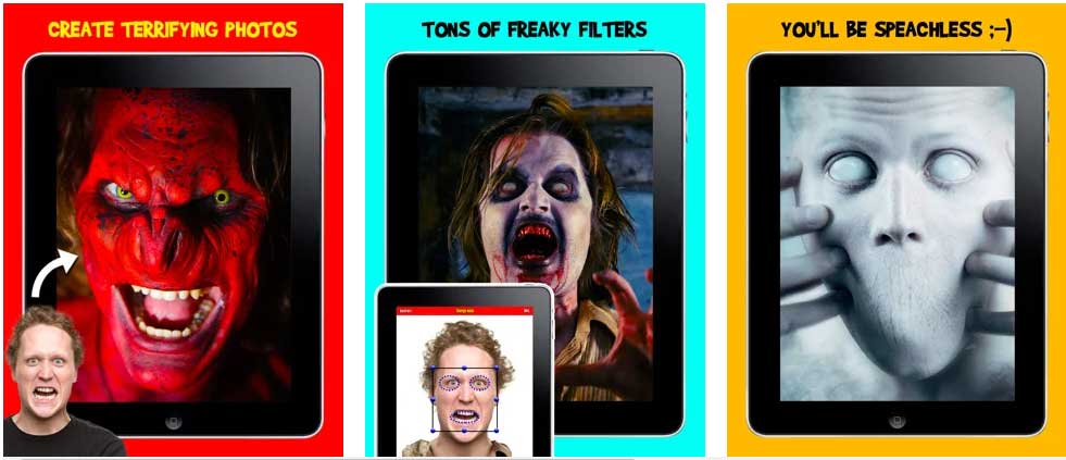 app-chinh-anh-kinh-di App chỉnh ảnh kinh dị Corpse Cam Photo Editing