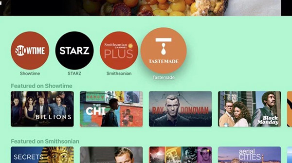 apple-tv-8 Đăng ký các kênh trong ứng dụng TV