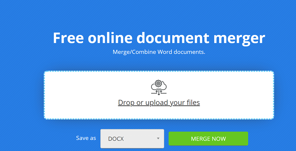 aspose-merger-upload-files Gộp file Word onlien bằng Aspose