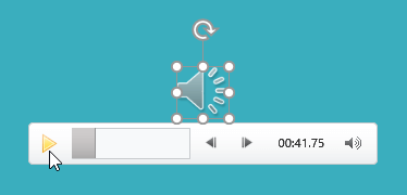 audio-working-preview Xem trước file audio trong PowerPoint