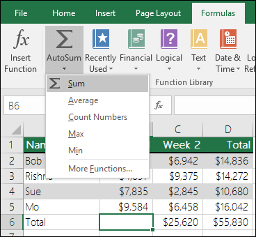 autosum-excel-1 Hàm AutoSum trong Excel