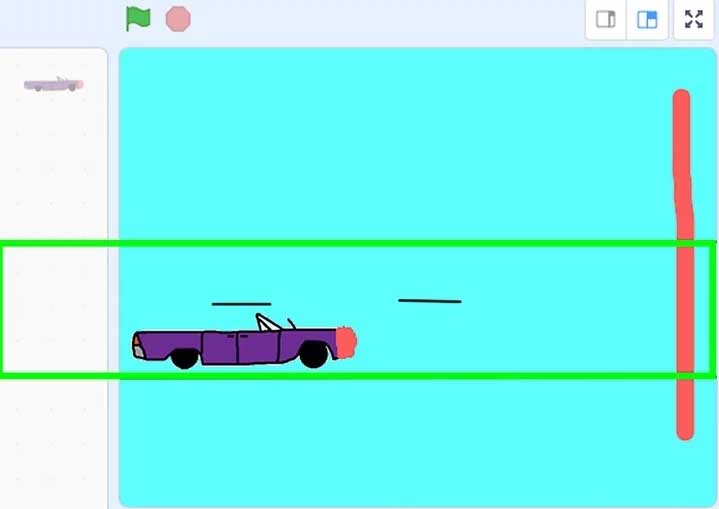 cach-tao-game-scratch-15 Xe đua trên đường đua