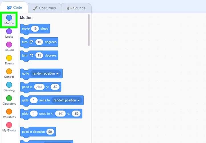 cach-tao-game-scratch-19 Chọn Motion