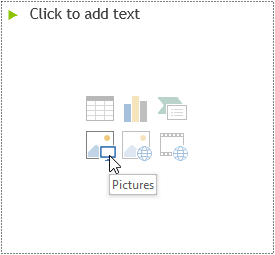 chen-anh-vao-powerpoint-5 Click để thêm text vào ảnh