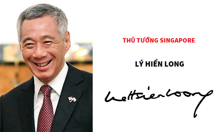 Chữ ký Lý Hiển Long