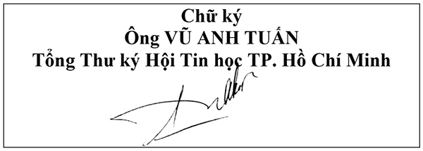 Chữ ký ông Vũ Anh Tuấn