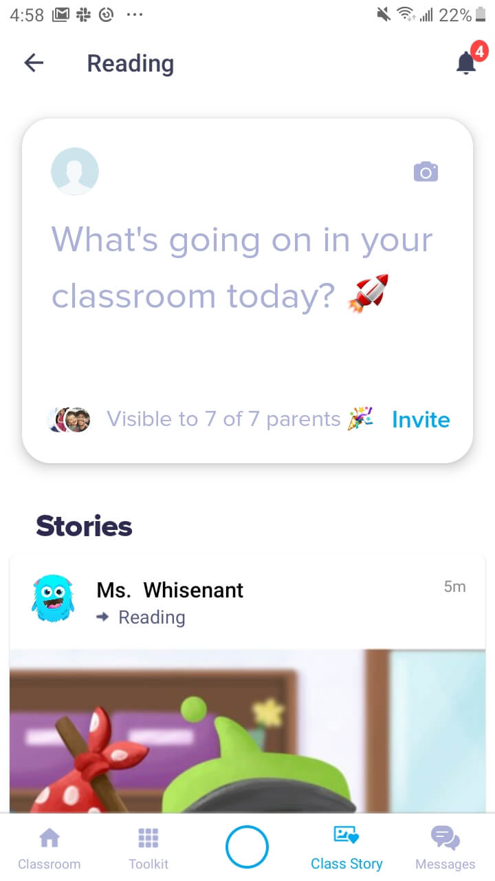 classdojo-android-quay-video-1 Quay video trên ClassDojo cho Android