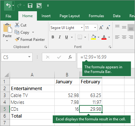 cong-thuc-excel Hiển thị công thức trong Excel