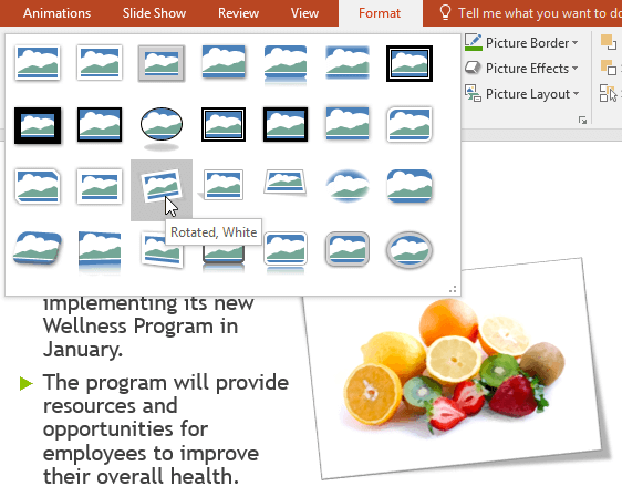 dinh-dang-anh-powerpoint-11 Chỉnh kiểu định dạng ảnh trong PowerPoint