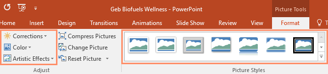 dinh-dang-anh-powerpoint-7 Bảng hiệu chỉnh ảnh trong PowerPoint