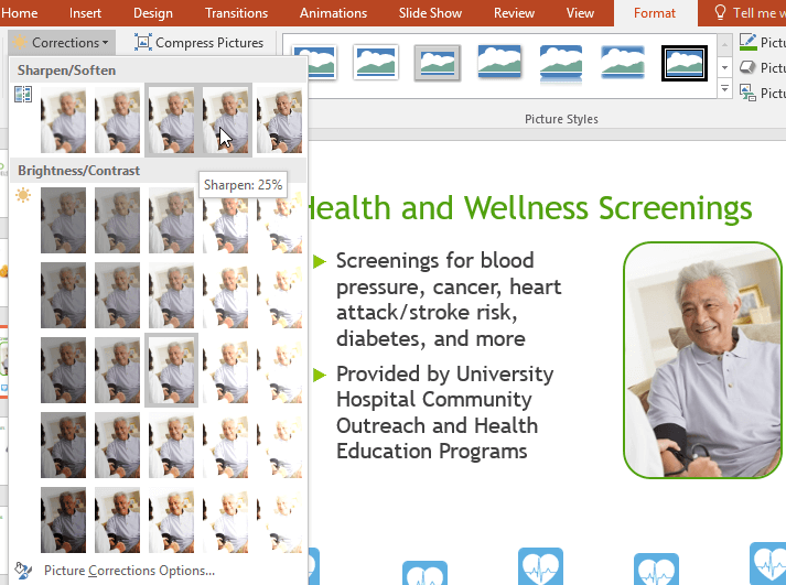 dinh-dang-anh-powerpoint-8 Chỉnh hiệu ứng ảnh trong PowerPoint