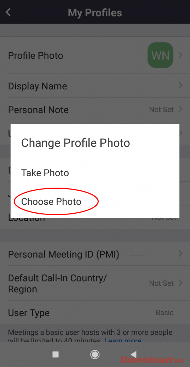 Choose Photo