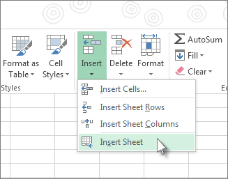 excel-sheet Chèn sheet vào workbook