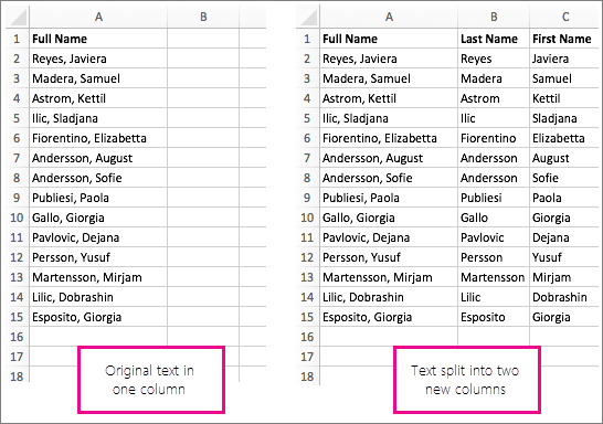 excel-split-text Tách dữ liệu trong ô Excel