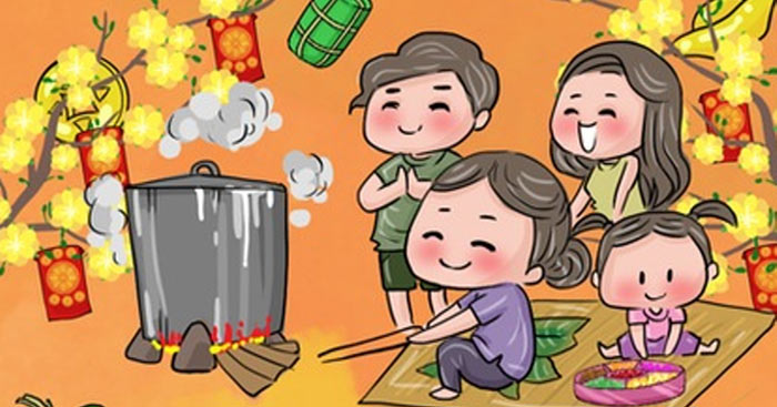 Viết đoạn văn khoảng 5 câu nói về hoạt động của mỗi người trong gia đình em vào tối giao thừa