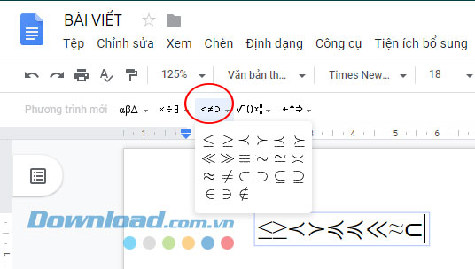 go-cong-thuc-toan-hoc-tren-google-docs-8 Công thức toán học trên Google Docs