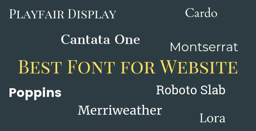 Google Font cho web