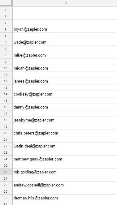 google-sheets-email-2 Trích xuất email bằng hàm Regex