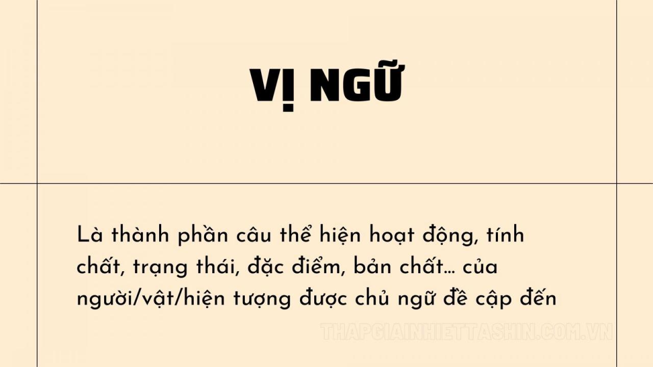 Tất tần tật về vị ngữ