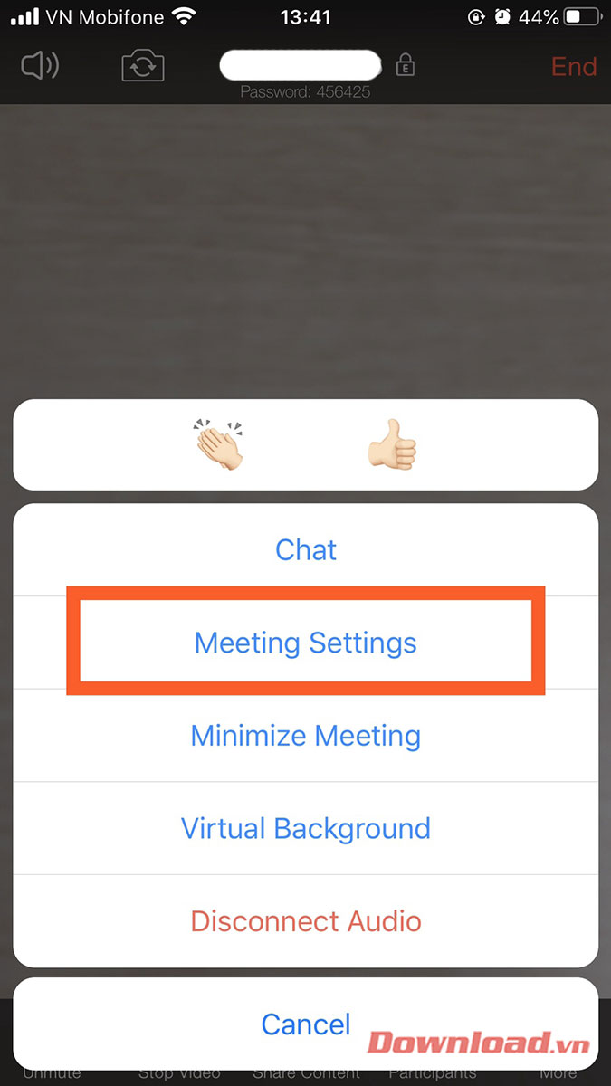 Meeting Settings