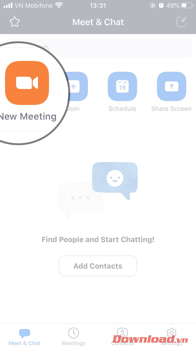 New meeting