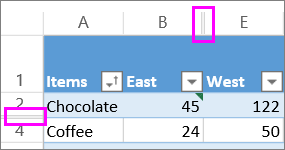 icon-excel Biểu tượng ẩn hàng và cột trong Excel