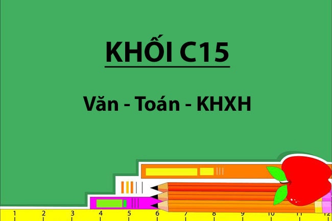 Khối C15: Danh sách 17 trường và 53 mã C15