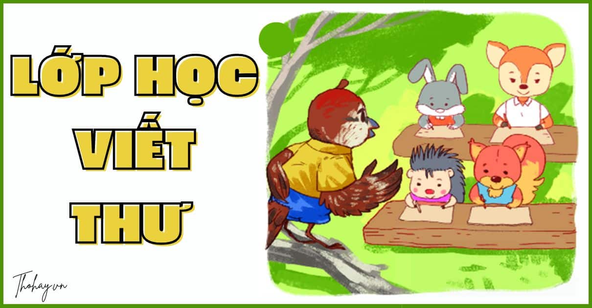 Viết 1-2 câu về thầy giáo sẻ trong câu chuyện Lớp học viết thư