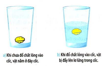 Tác dụng của chất lỏng lên vật nhúng chìm trong nó