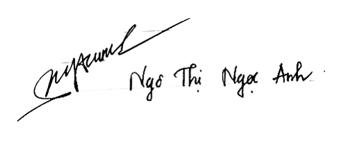 Chữ ký tên Ngọc Anh