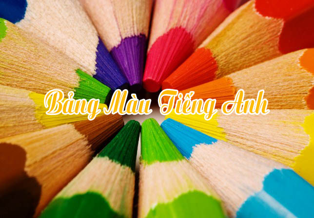 Bảng màu tiếng Anh