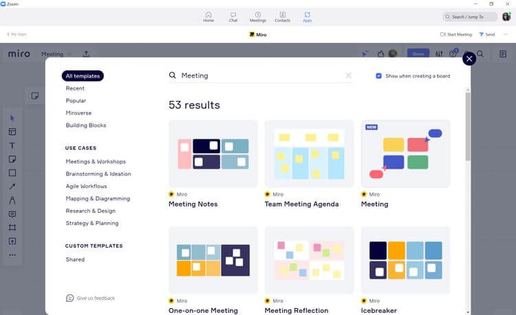 meeting-template Mẫu bảng trắng cho cuộc họp trên Zoom
