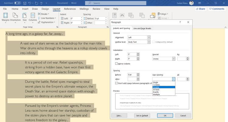 microsoft-word-gian-dong-3 Nhân đôi giãn dòng trong Word