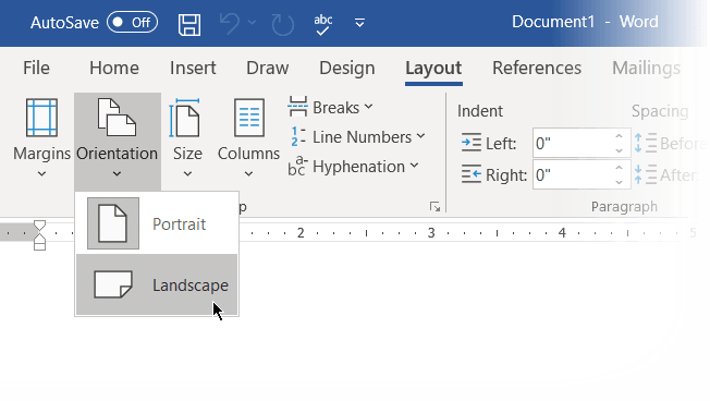 microsoft-word-mindmap-orientation Chuyển Microsoft Word sang chế độ nằm ngang
