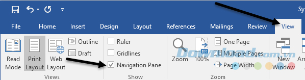 Navigation Pane