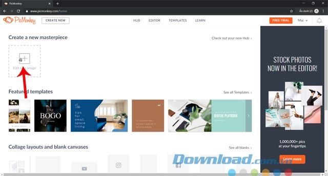 picmonkey-edit Chỉnh sửa 1 bức ảnh mới