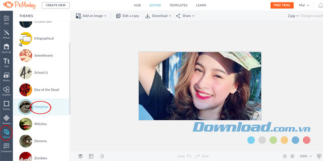 picmonkey-theme Chọn Theme phù hợp nhu cầu