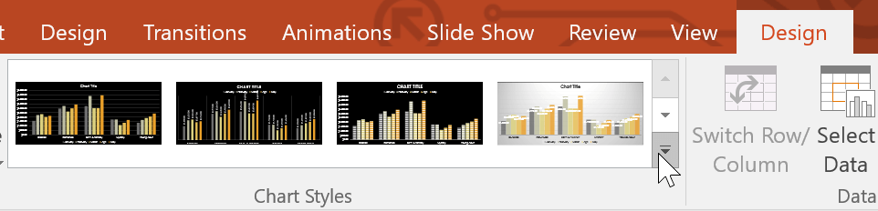 powerpoint-charts-styles-dropdown-1 Chart Style trong PowerPoint