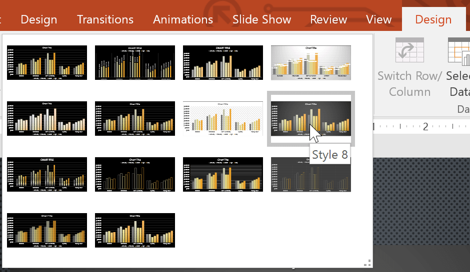 powerpoint-charts-styles-menu-2 Menu biểu đồ trong PowerPoint
