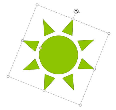 powerpoint-chen-shapes-4 Xoay hình dạng trong PowerPoint