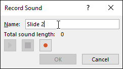 powerpoint-ghi-am-2 Nhập tên file audio