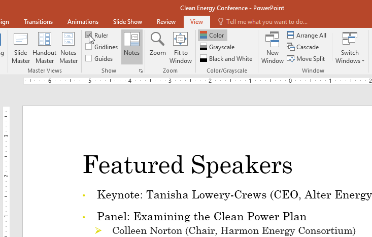 powerpoint-indent-ruler-show Thước kẻ trong PowerPoint