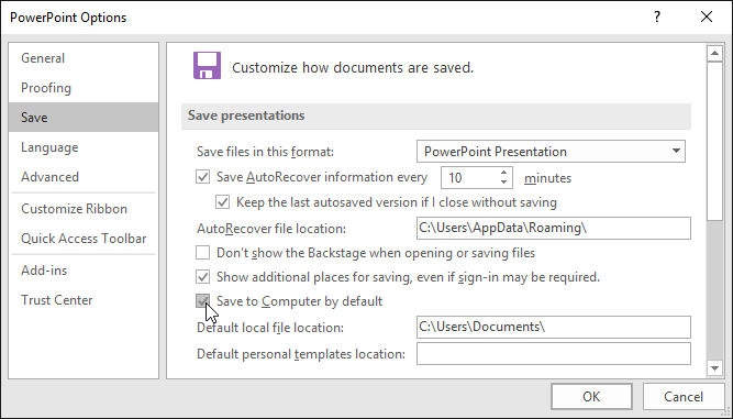 powerpoint-saving-default-dialog-6 Các tùy chọn PowerPoint