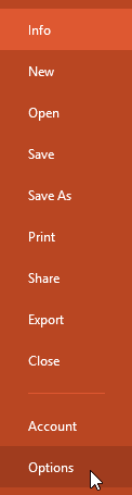 powerpoint-saving-default-options-5 Click Options