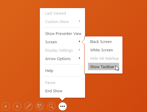 powerpoint-show-taskbar-1 Hiển thị Taskbar