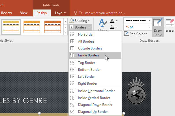 powerpoint-table-border-command-2 Các đường viền bên trong PowerPoint