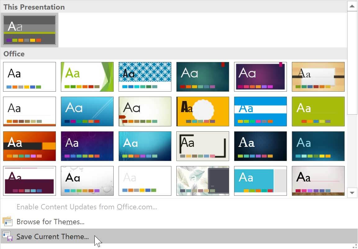 powerpoint-tuy-bien-theme-19 Lưu theme hiện tại trong PowerPoint