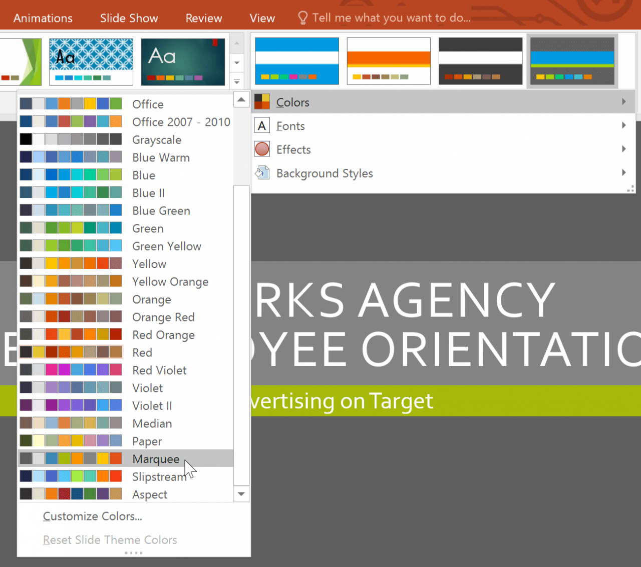 powerpoint-tuy-bien-theme-2-1 Tab Colors trong PowerPoint